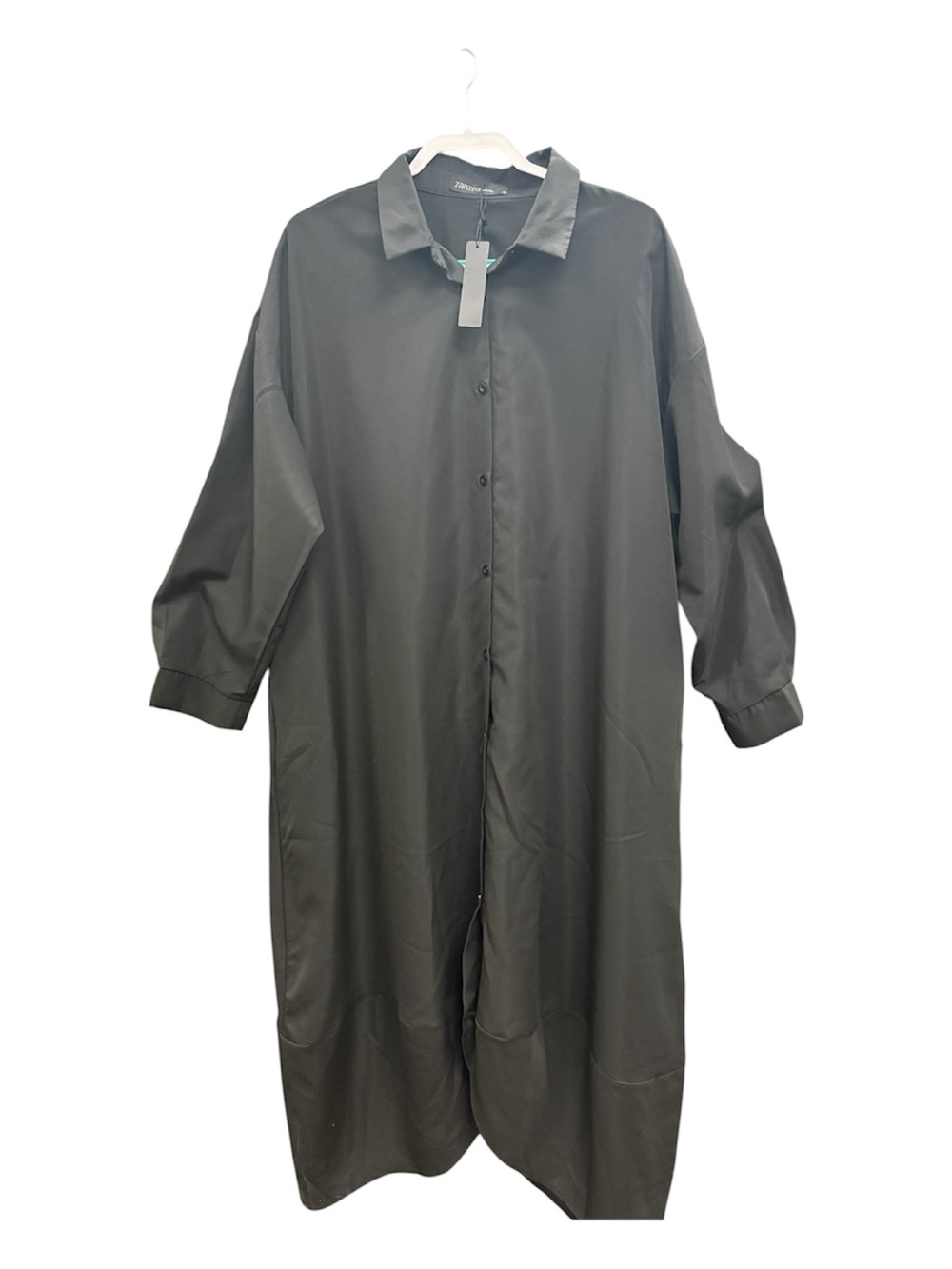 Zanzea Black Collared Shirt Dress